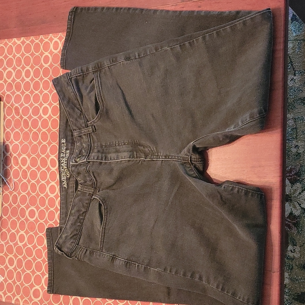 American Eagle Hi-Rise Black Jegging